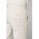 Casual trousers in stretch two-tone cotton-linen Panama