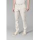 Casual trousers in stretch two-tone cotton-linen Panama