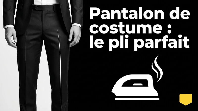 Comment repasser un pantalon de costume sans le lustrer