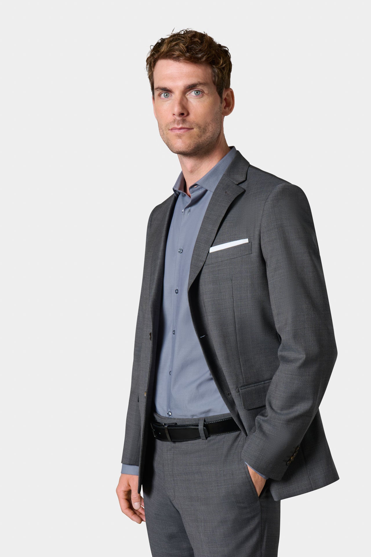 Chemise droite manches courtes en COOLMAX®