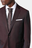 Veste de costume classique sergé de laine vierge Barberis Super 110's — porté