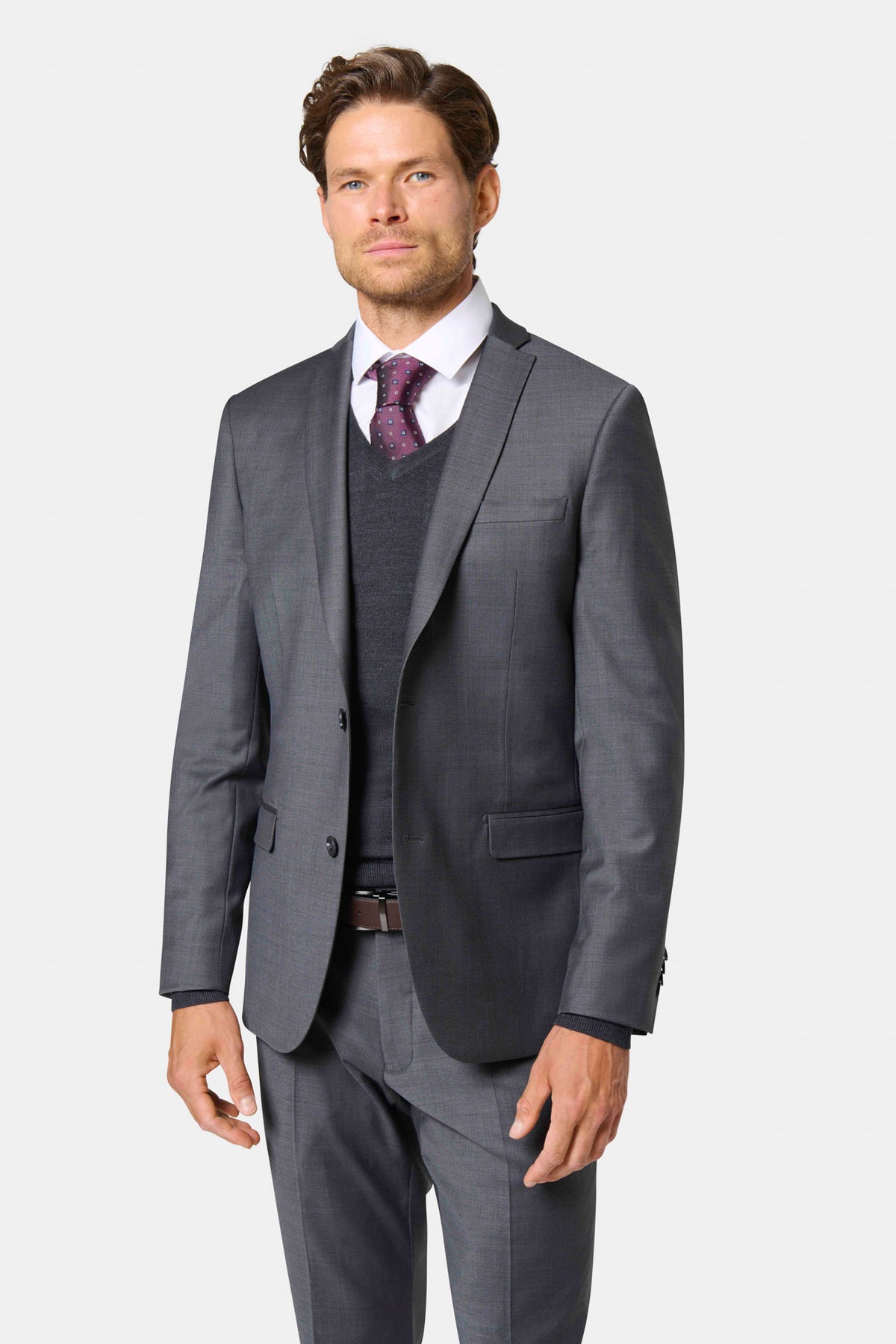 Veste de costume lavable en laine vierge mélangée bi-stretch — Jerem Paris