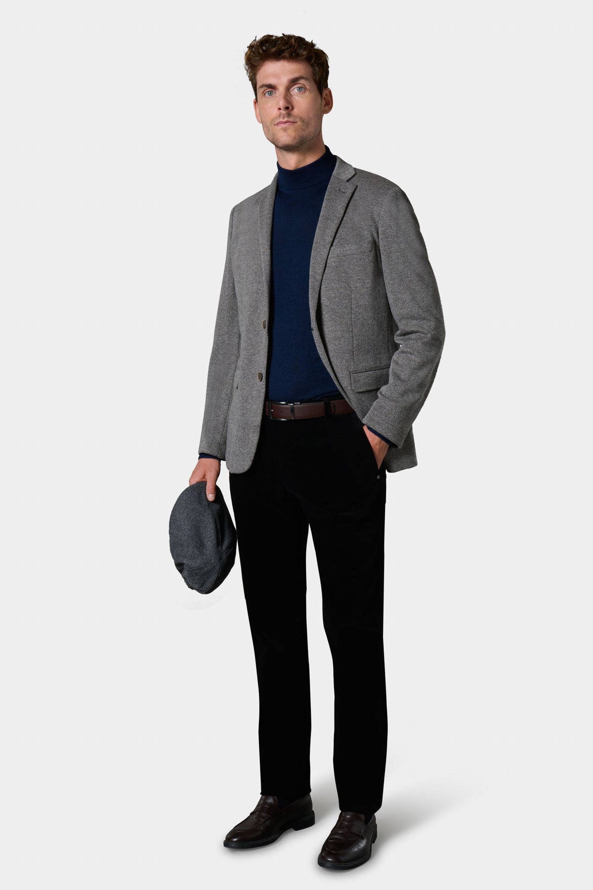 Blazer croisé en maille piquée