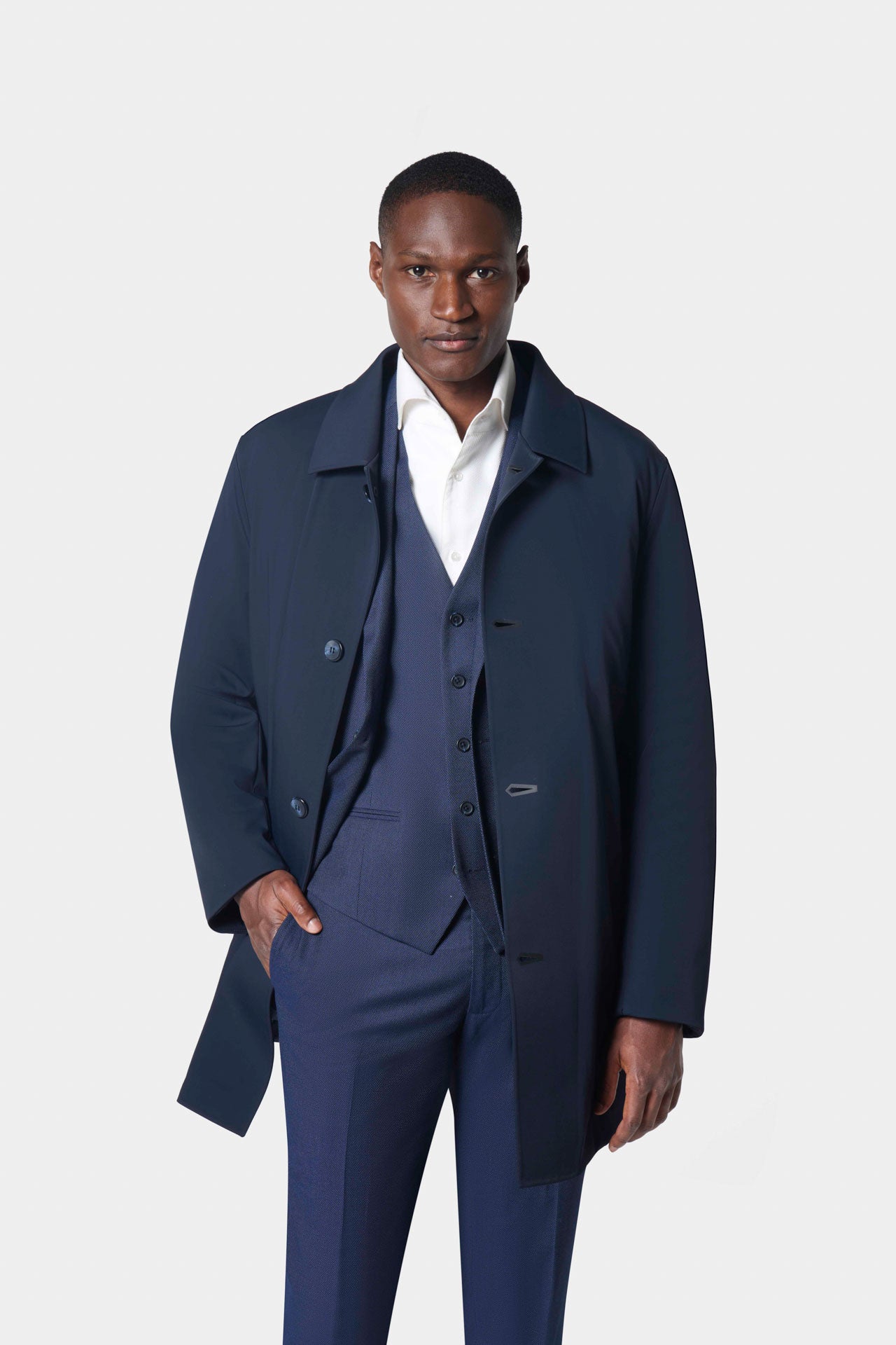 Imperméable déperlant à plastron amovible Jerem Paris