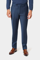 Pantalon de costume lavable en laine vierge stretch — vue de détail