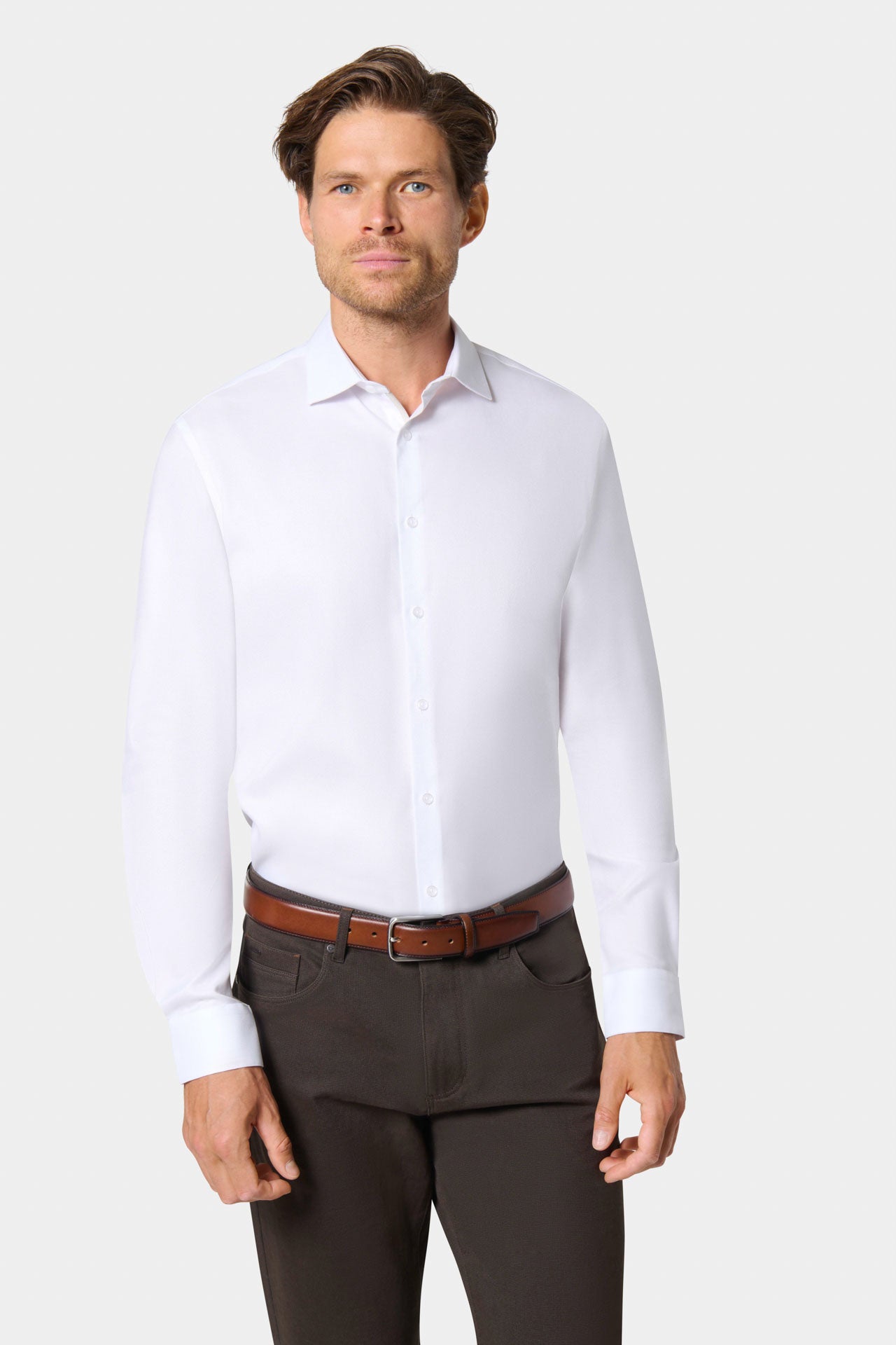 Veste de ville semi-ajustée en maille jacquard prince de galles