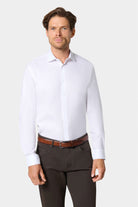 Chemise texturée en pur coton coupe droite — Jerem Paris