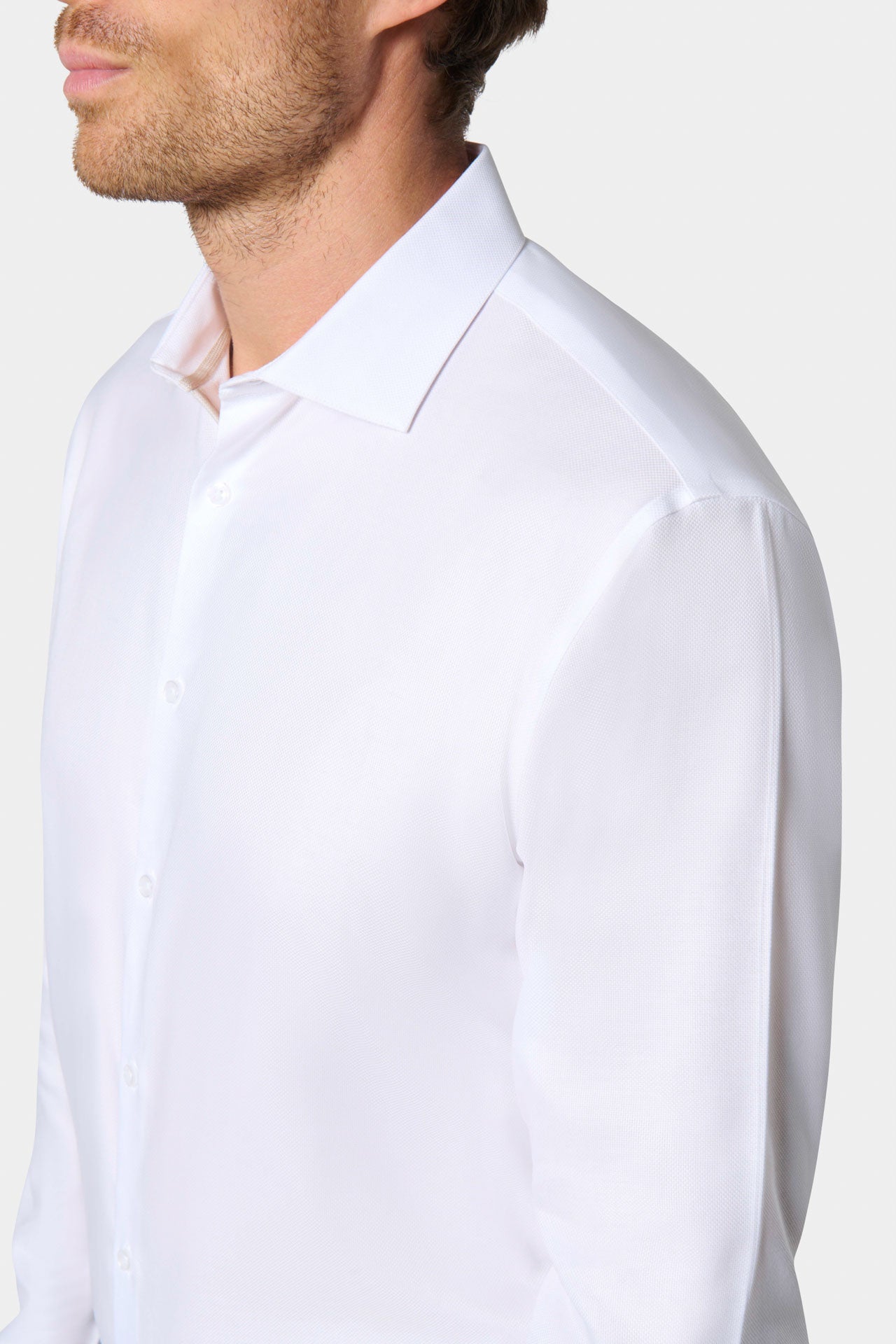 Veste de ville semi-ajustée en maille jacquard prince de galles