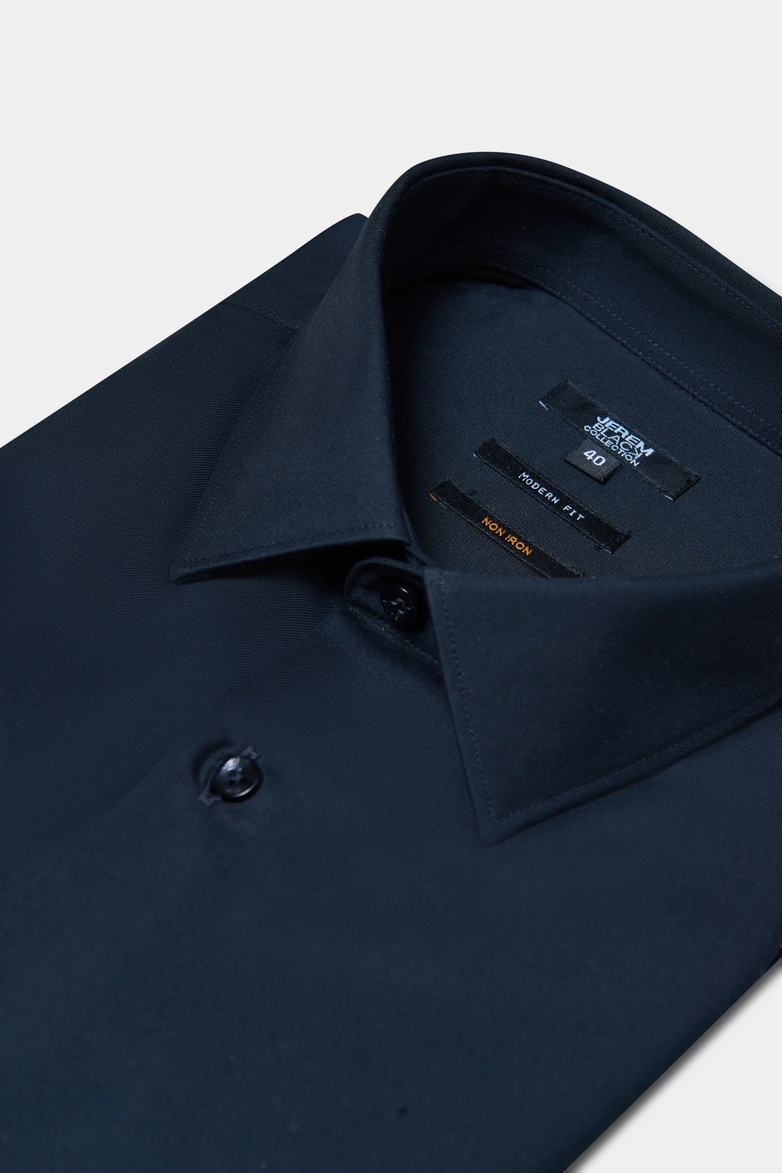 Twill de coton sans repassage comfort fit — Chemise Jerem, coupe droite, sans repassage
