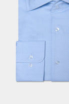 Coton coupe droite col classique — Chemise texturée Jerem, col classique, coupe droite
