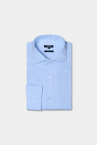 Chemise texturée en coton coupe droite Jerem, col classique, coupe droite