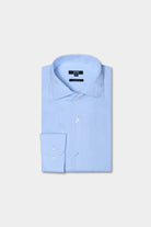 Chemise texturée en coton coupe droite col classique Jerem, col classique, coupe droite