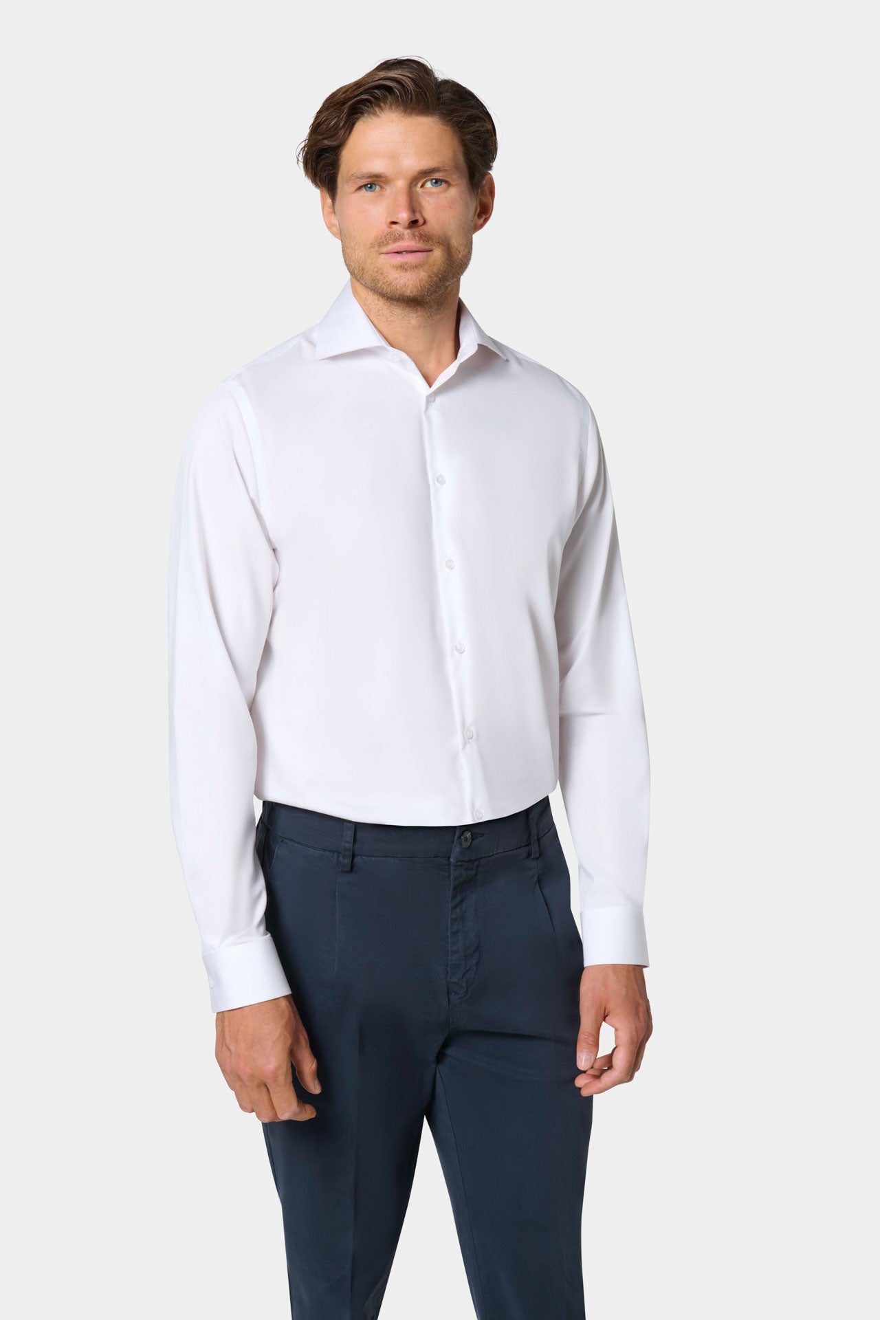 Veste de costume ajustée en laine mélangée