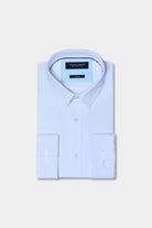 Chemise en popeline de coton stretch slim fit Jerem, col classique