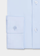 Chemise en popeline de coton stretch slim fit Jerem, col classique vue 9