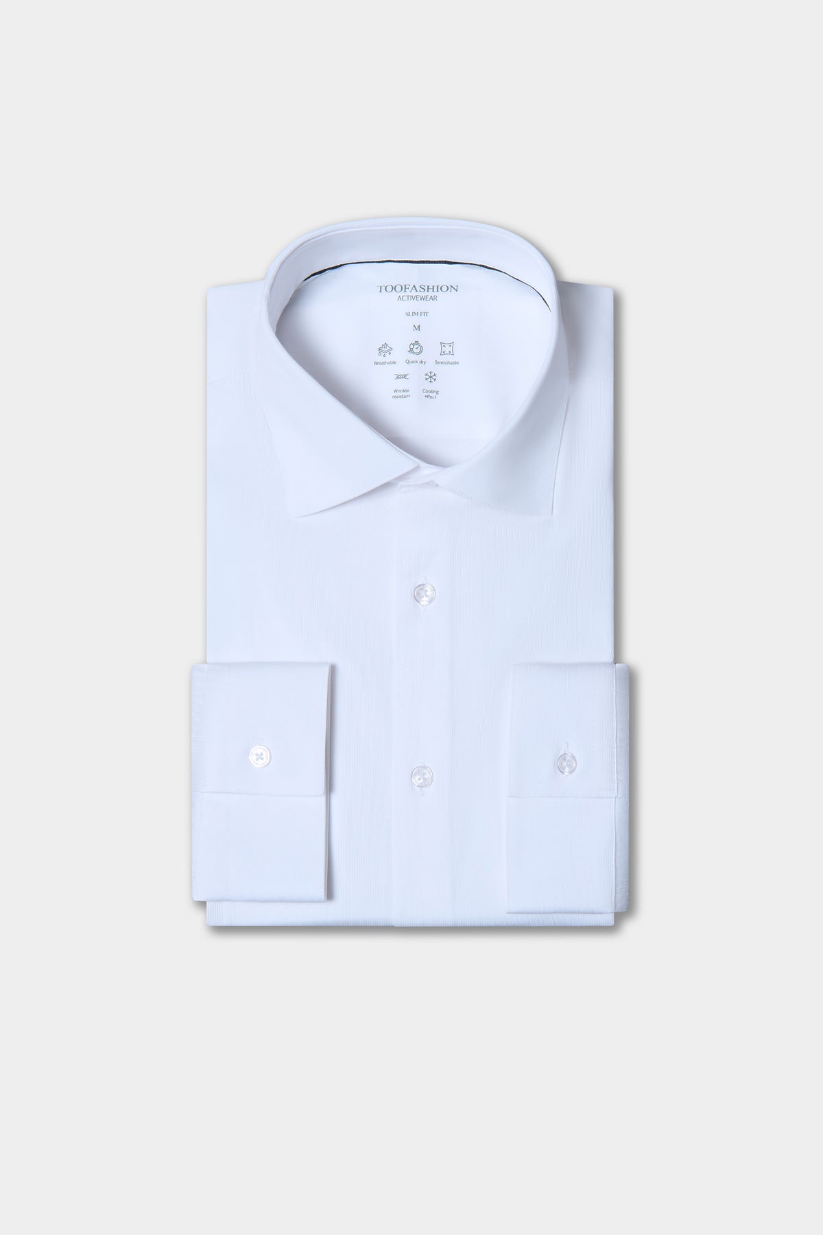 Chemise slim stretch infroissable en coton