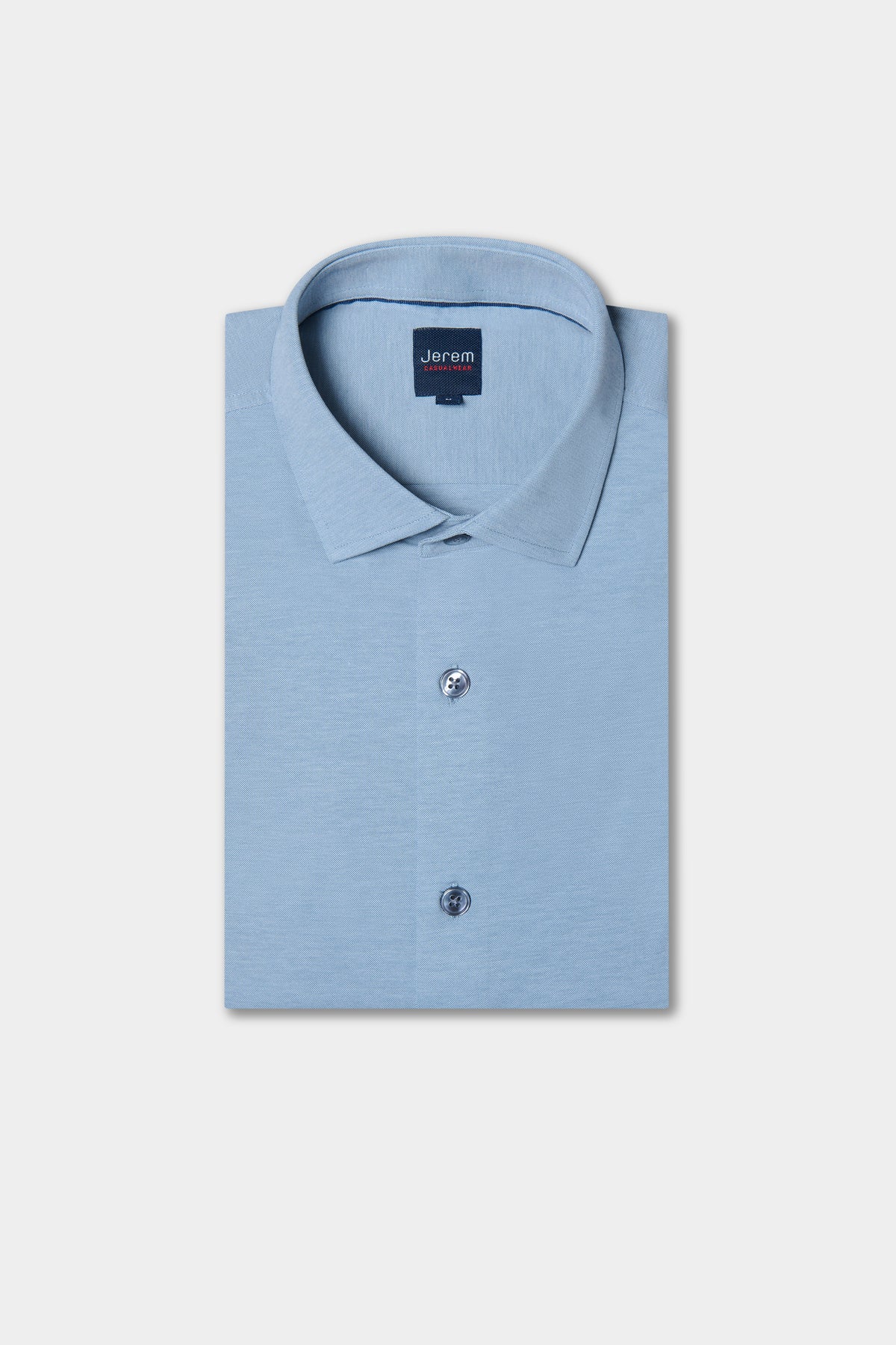 Camisa confort en algodón elástico