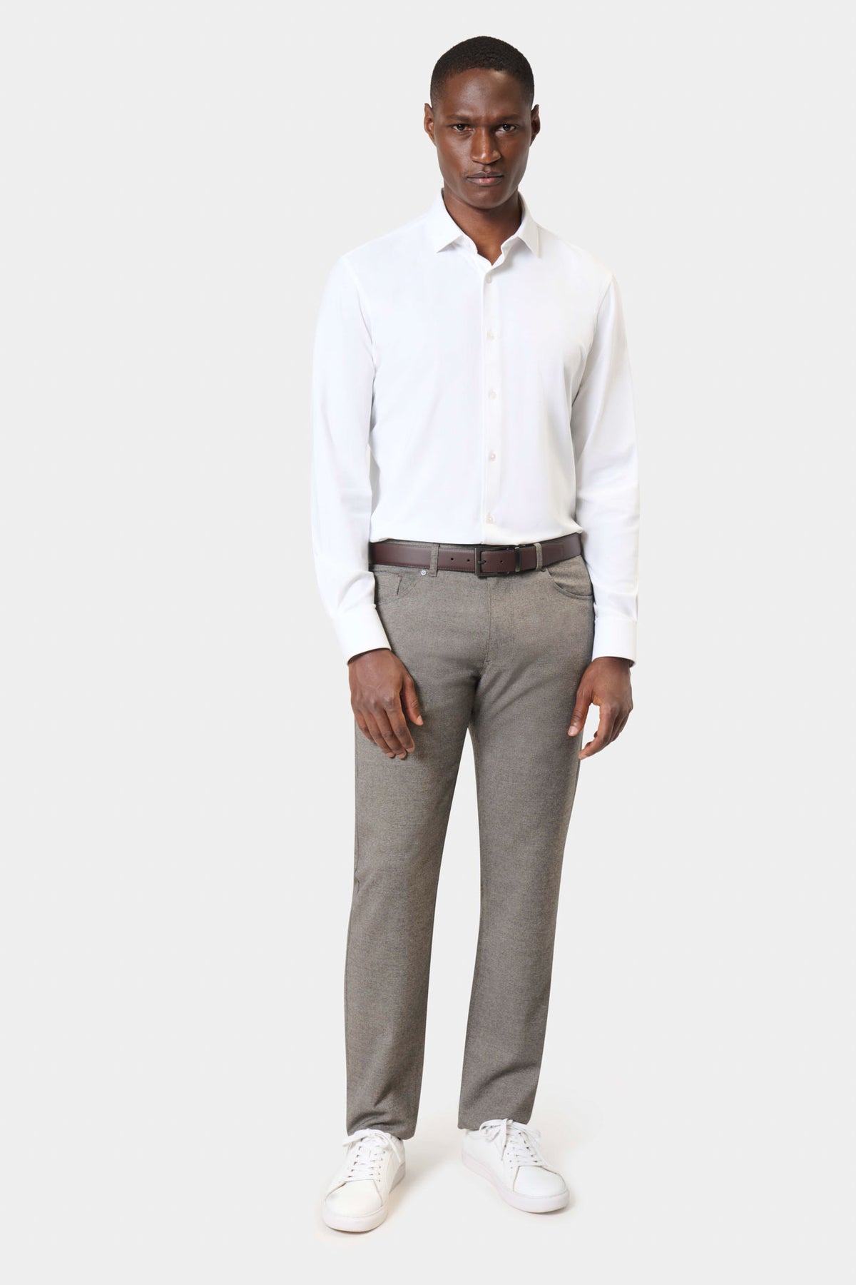 Chemise confort en coton stretch – vue 10