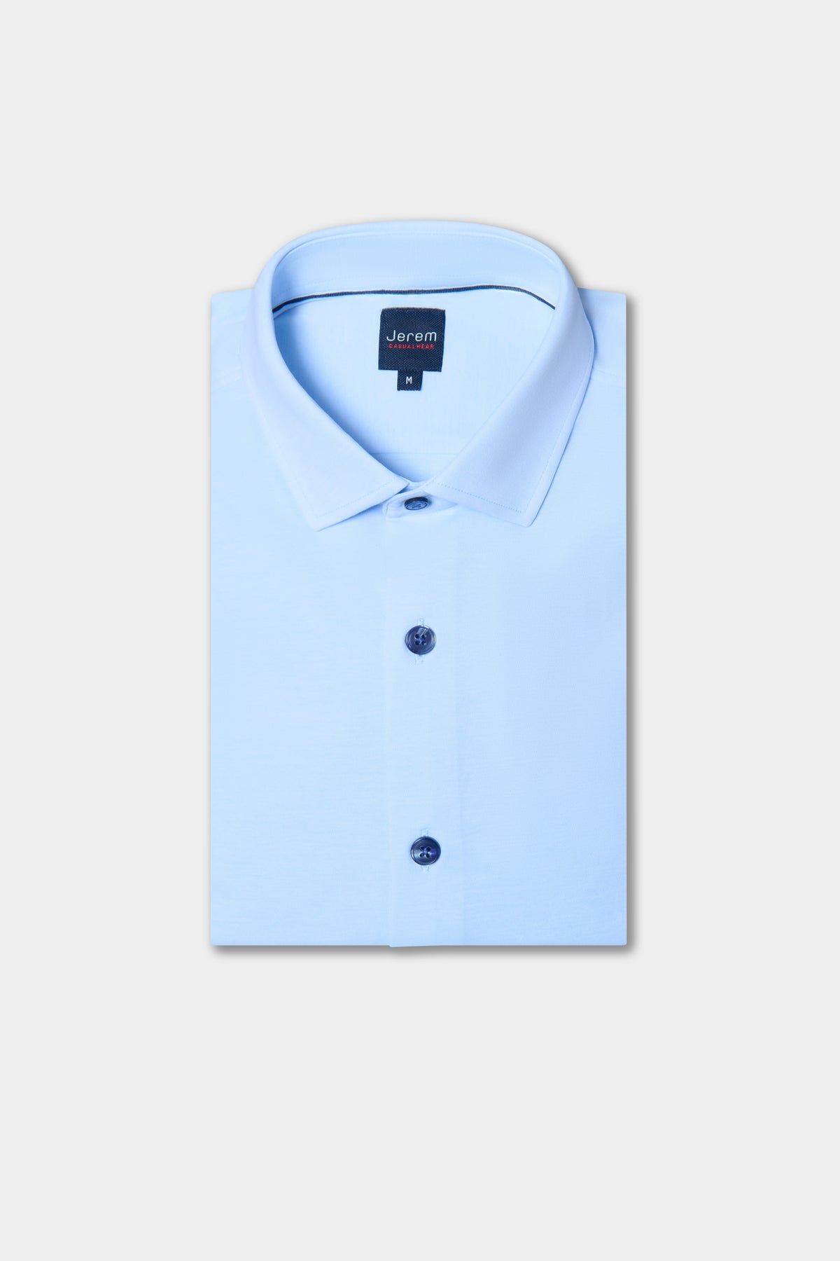 Camisa confort en algodón elástico