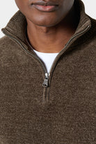 Jersey de cuello alto con cremallera en punto chenille Jerem – vista 2