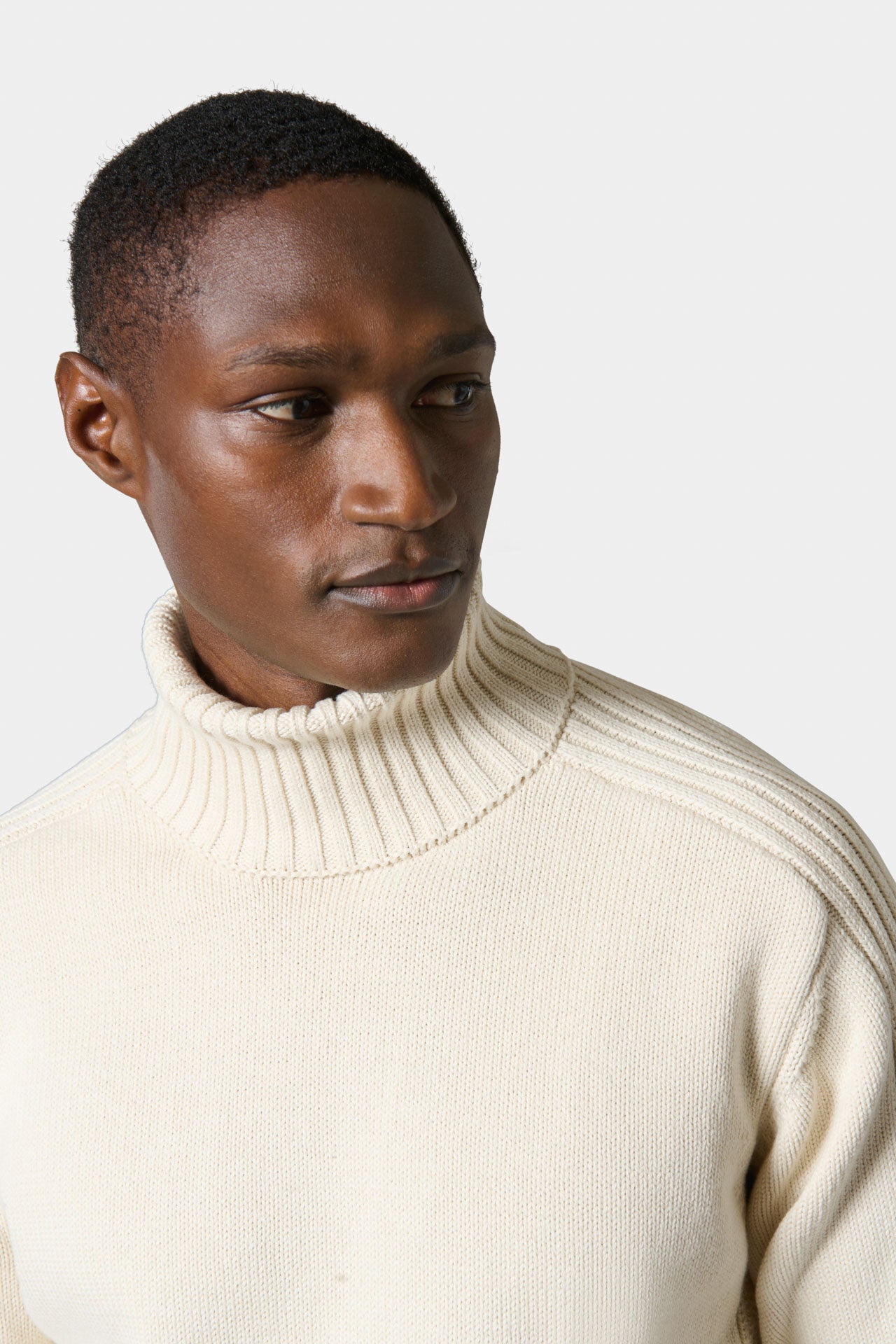 Jersey de cuello alto de algodón Jerem – vista 4