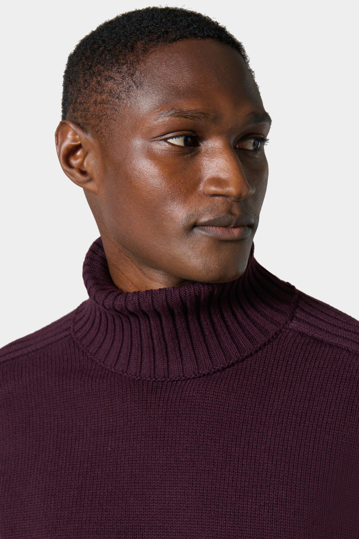 Jersey de cuello alto de algodón Jerem – vista 2