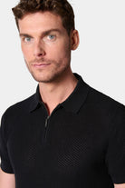 Pull zippé col polo Jerem, col chemise vue 5