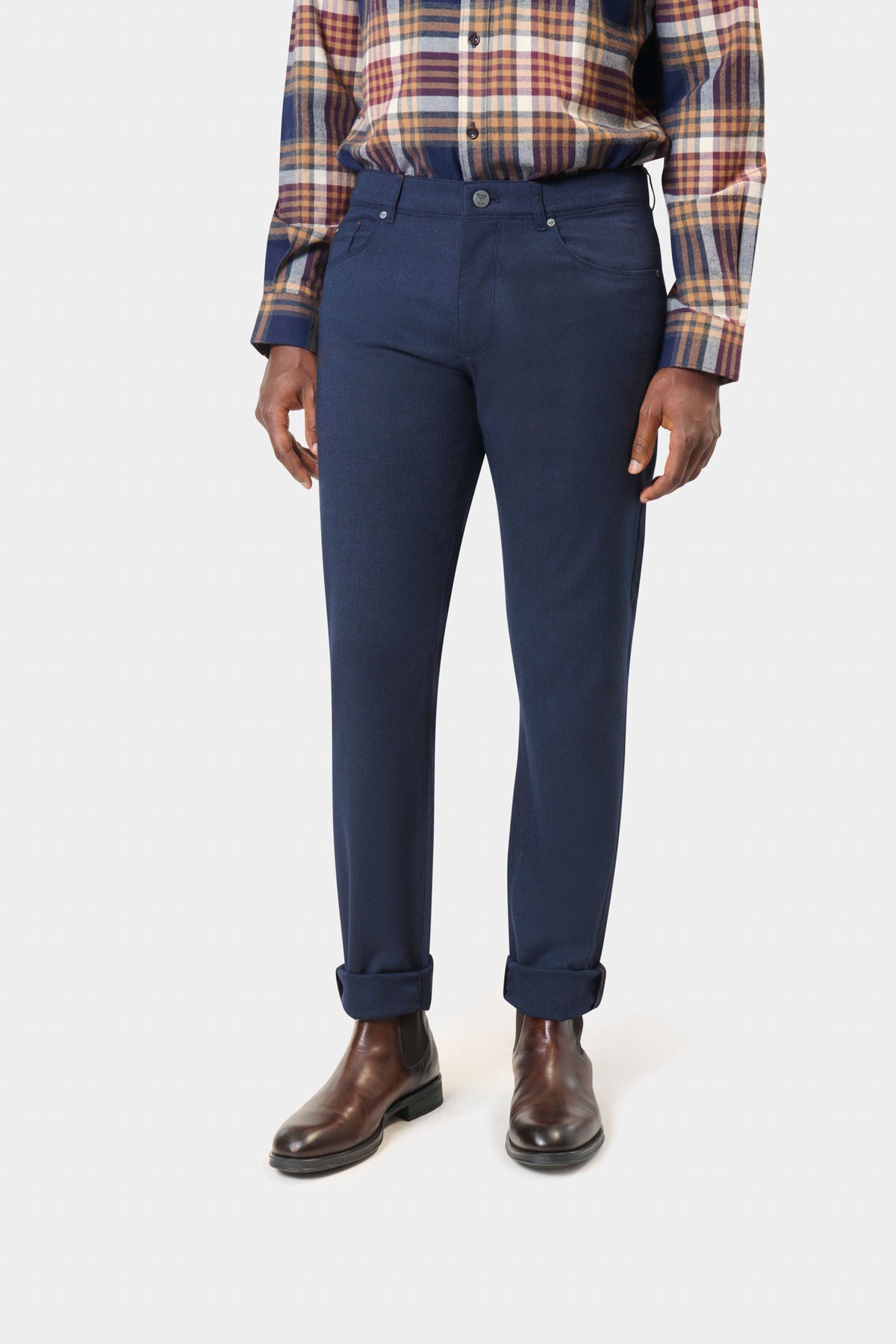 Pantalon 5 poches en sergé stretch Jerem Paris