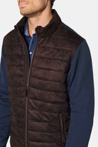 Gilet zippé matelassé — vue de face
