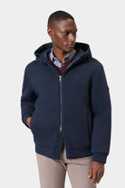 Gilet zippé à capuche en néoprène matelassé Jerem Paris