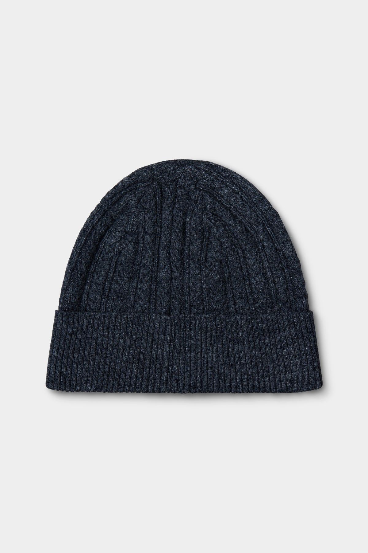 Bonnet homme en maille côtelée de laine