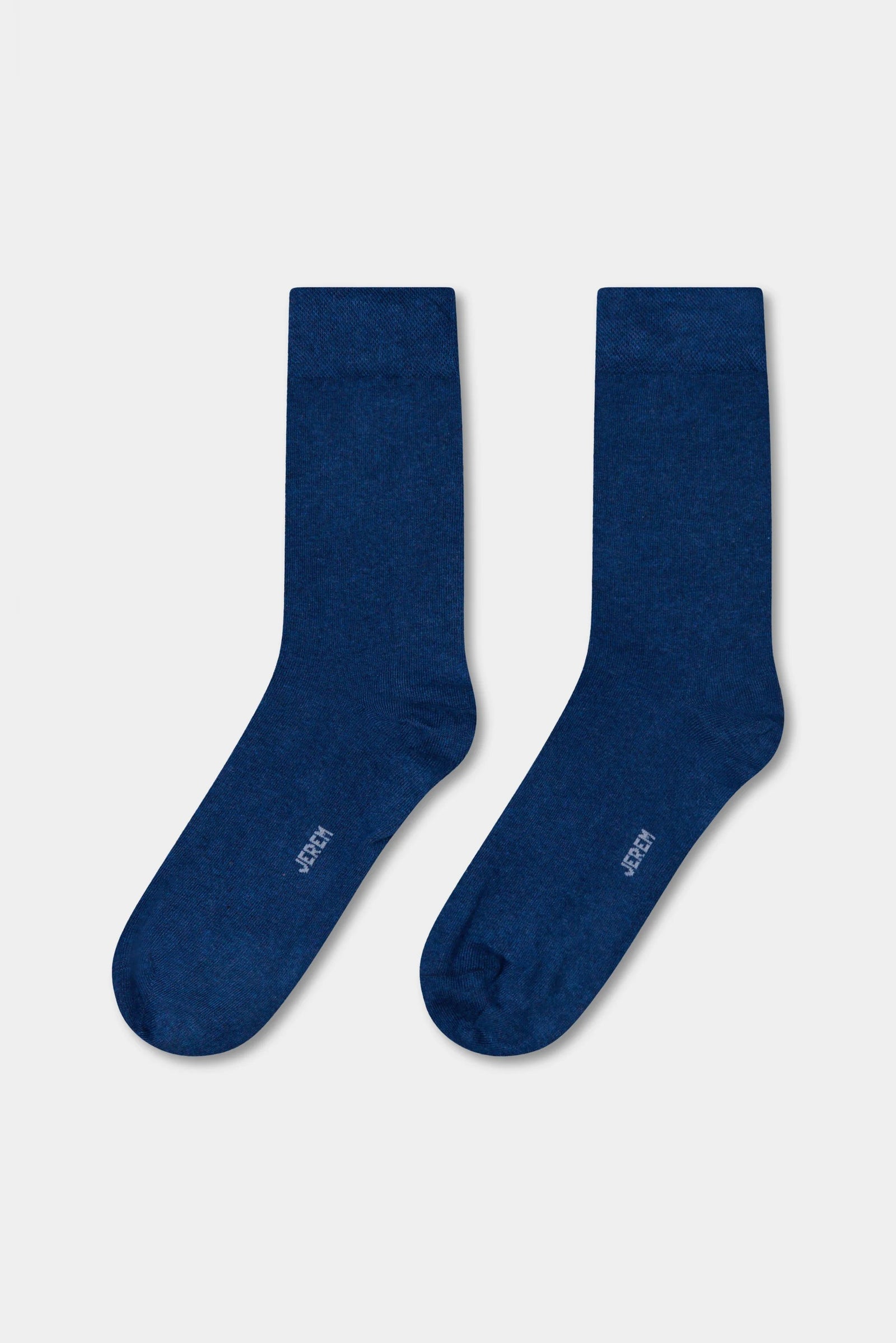 Chaussettes unies, coton peigné Jerem