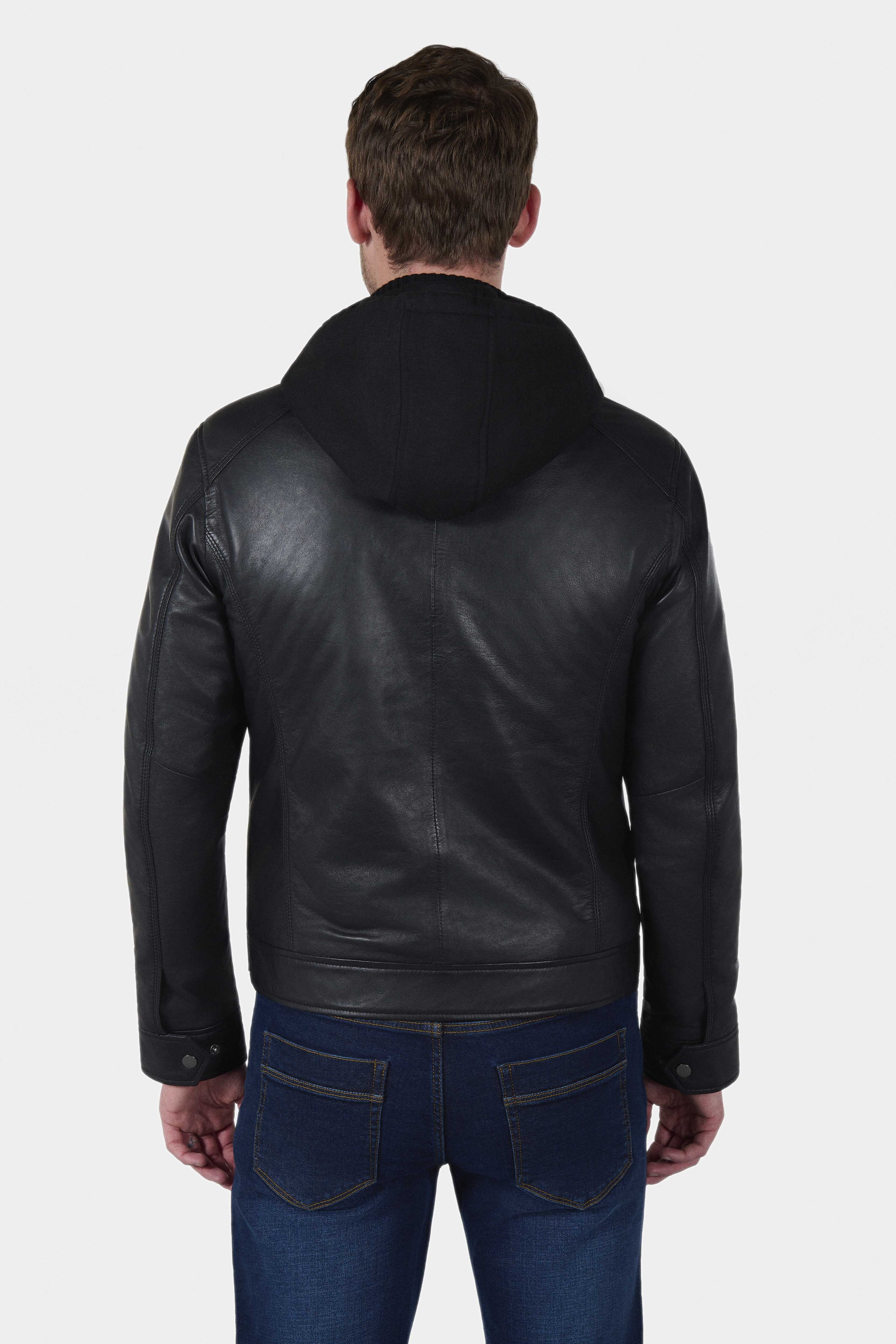 Cuir col montant Doors — Blouson Jerem vue 7