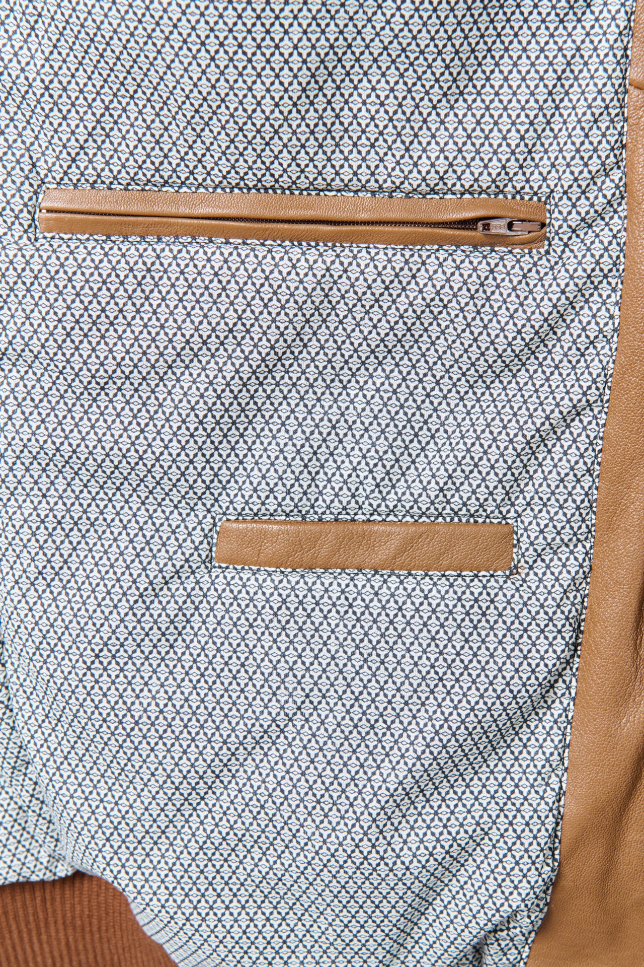 Cuir avec poches plaquées rabats — Blouson Jerem vue 11