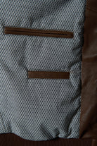 Blouson en cuir avec poches plaquées rabats Jerem vue 5