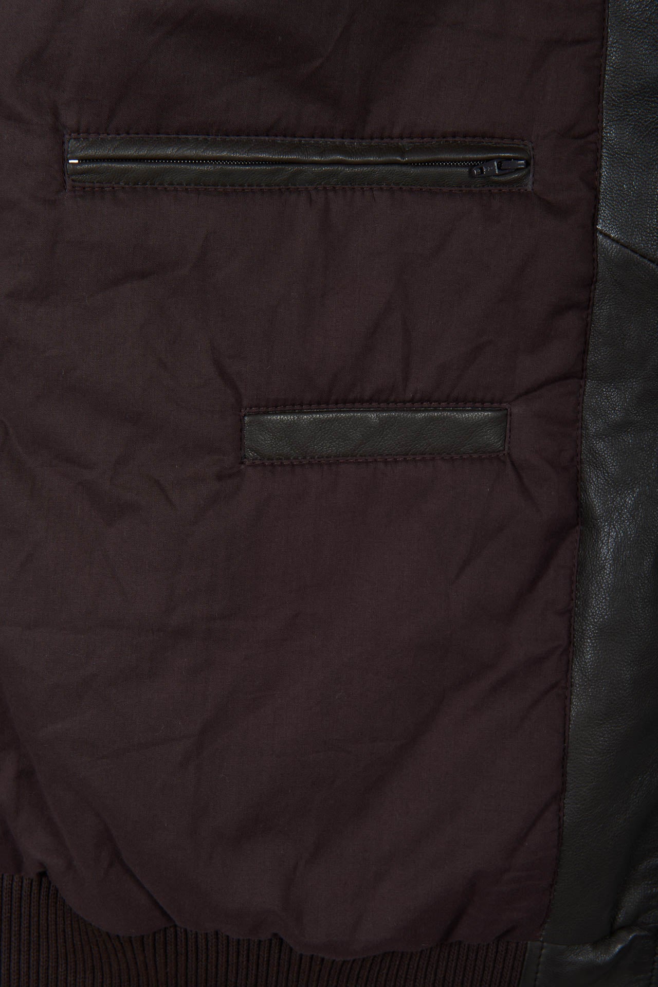 Blouson aviateur en cuir Jerem vue 9