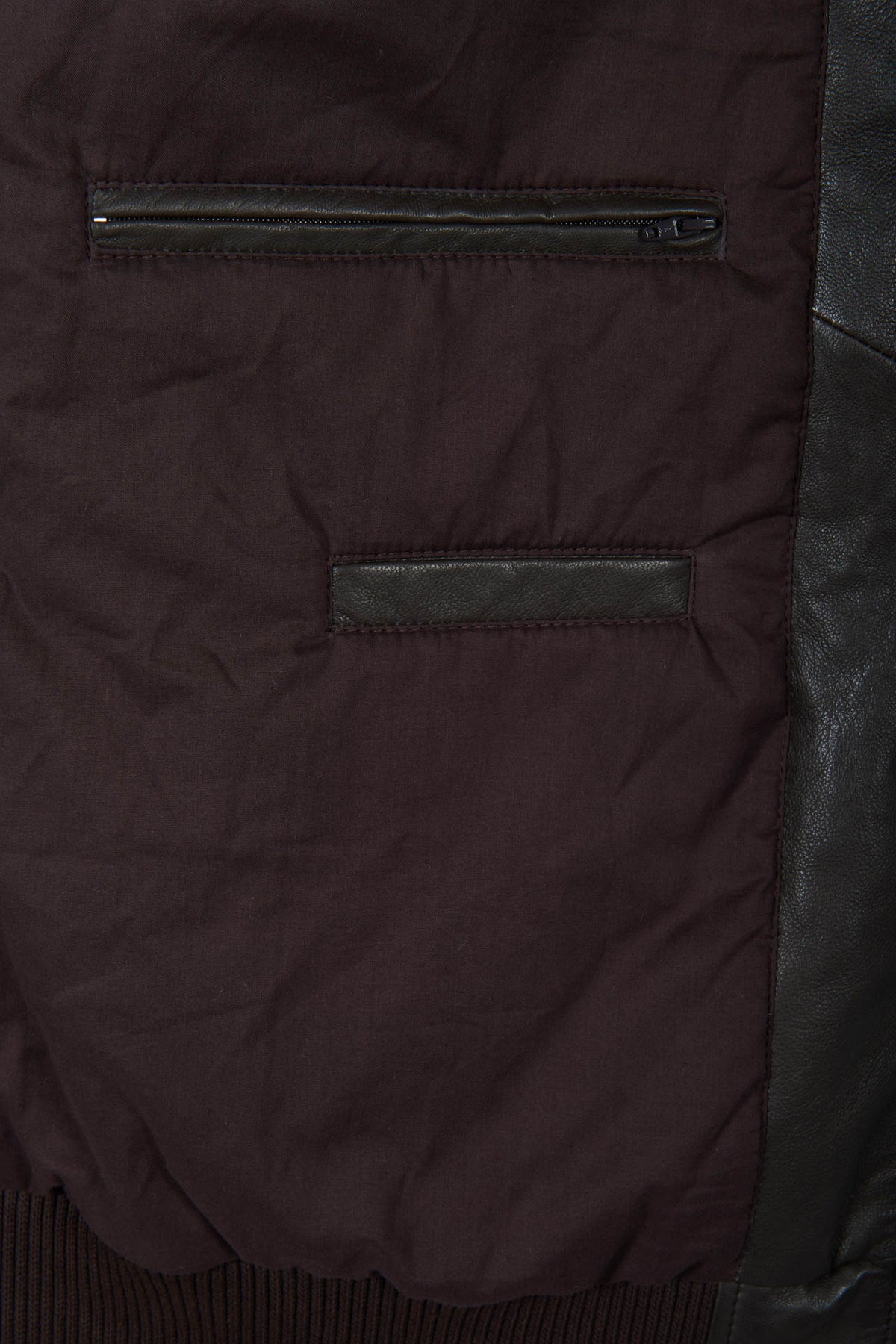 Blouson aviateur en cuir Jerem vue 9