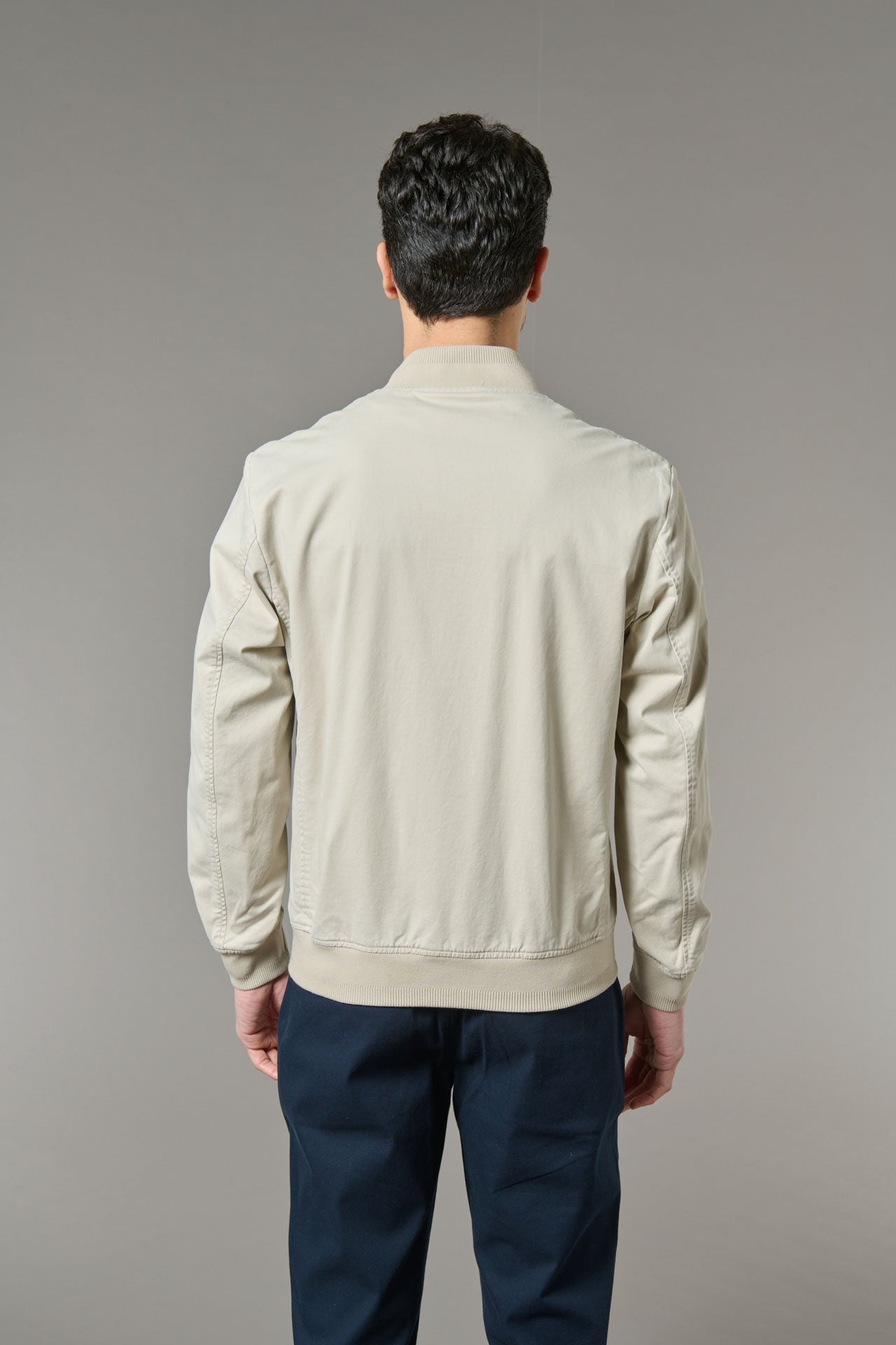 Blouson teddy en gabardine de coton stretch norma Jerem vue 5