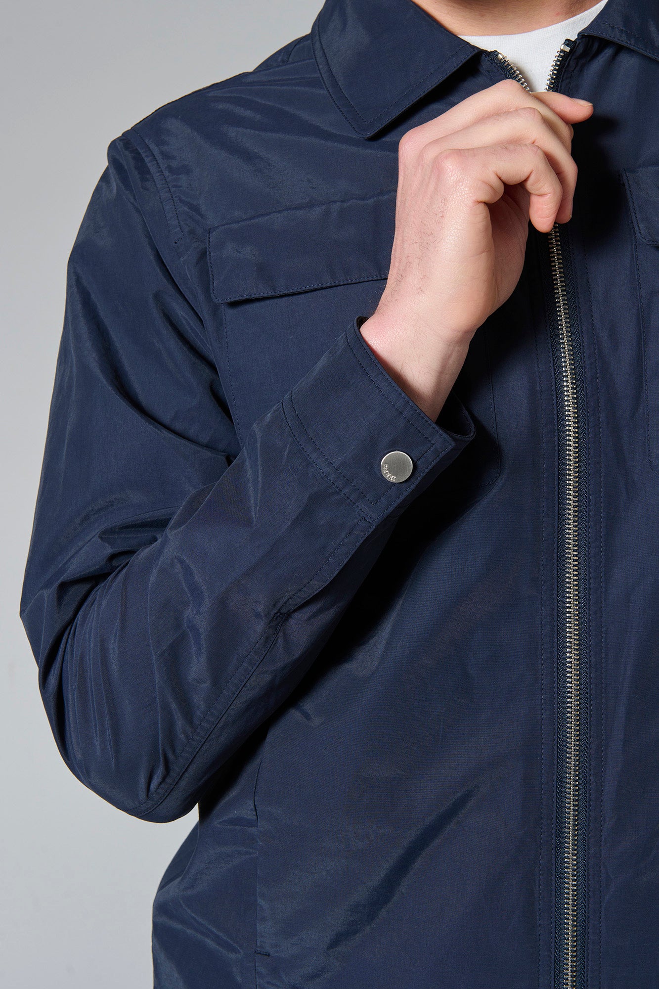 Blouson zippé col tailleur gardo Jerem, coupe droite vue 4