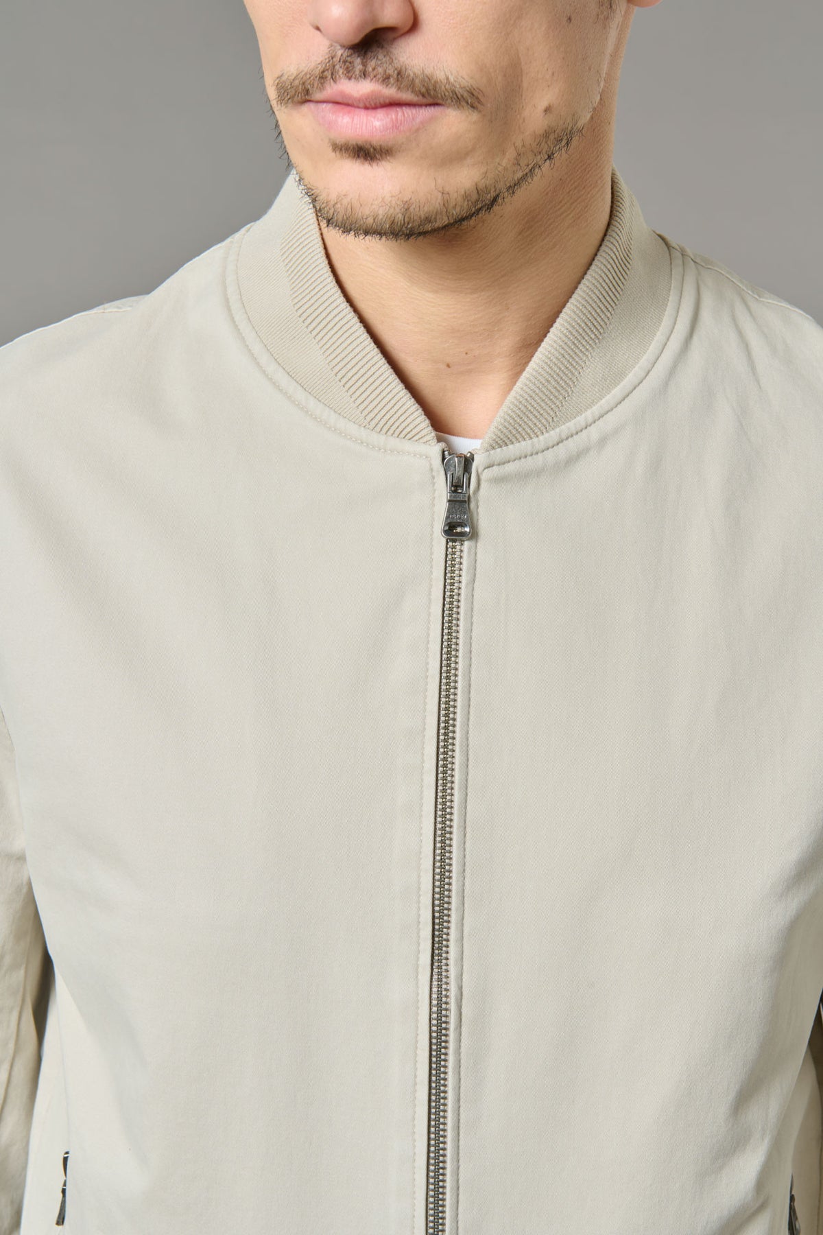 Blouson teddy, gabardine de coton stretch norma Jerem