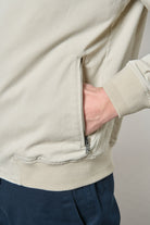 Gabardine de coton stretch norma — Blouson teddy Jerem