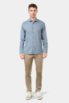 Popeline de coton imprimé fantaisie coupe confortable col classique — Chemise Jerem, col classique, coupe confortable