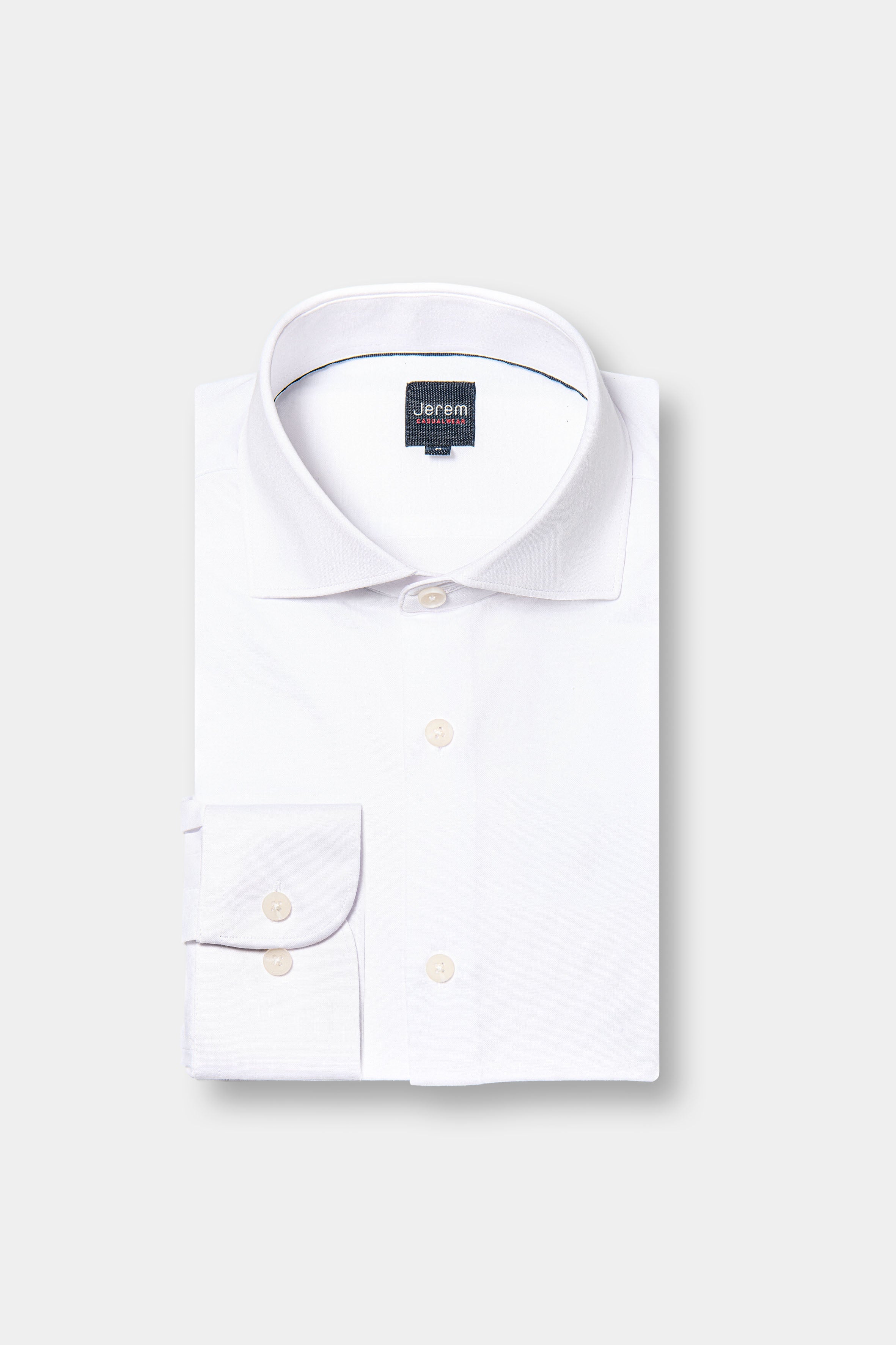 Camisa de punto jersey premium de corte cómodo de Jerem, corte cómodo