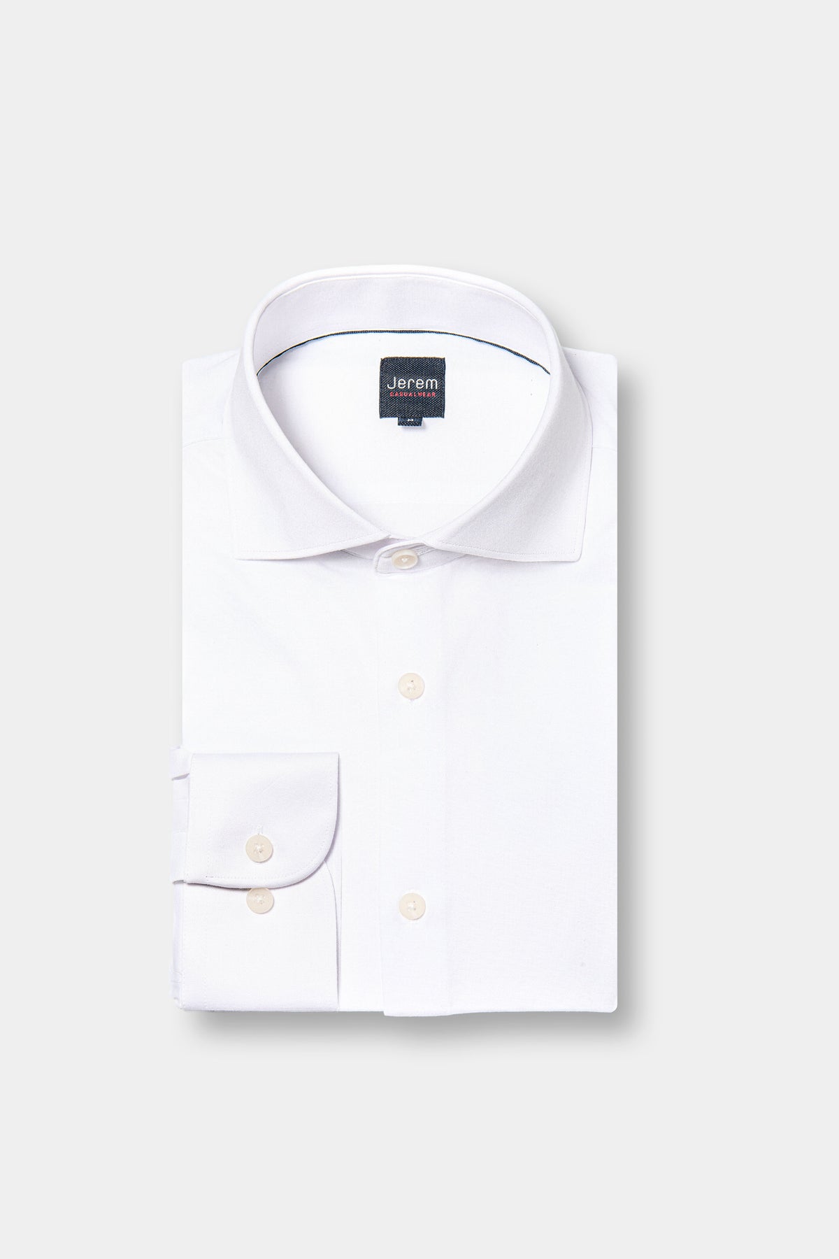 Camisa de punto jersey premium de corte cómodo de Jerem, corte cómodo