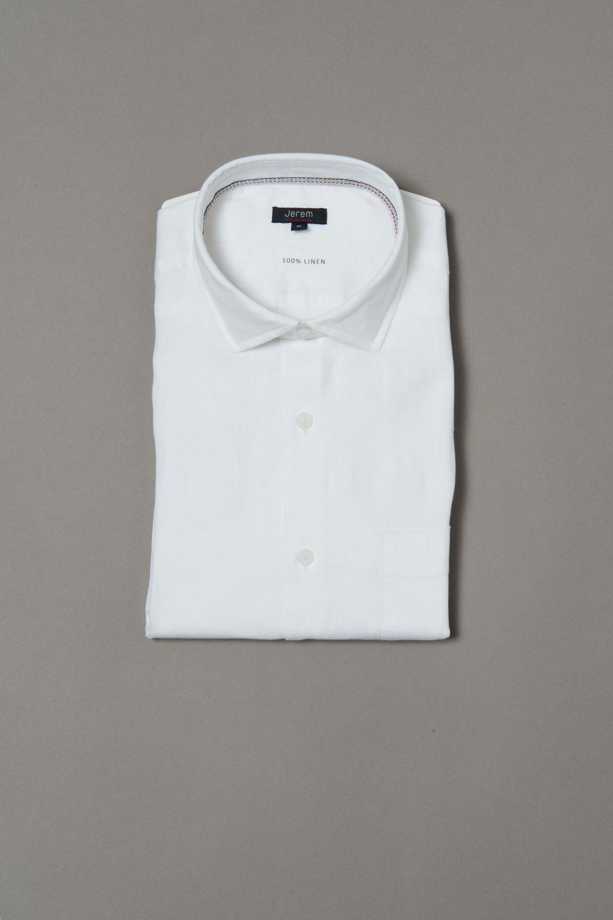 Chemise en pur lin coupe confortable, Jerem