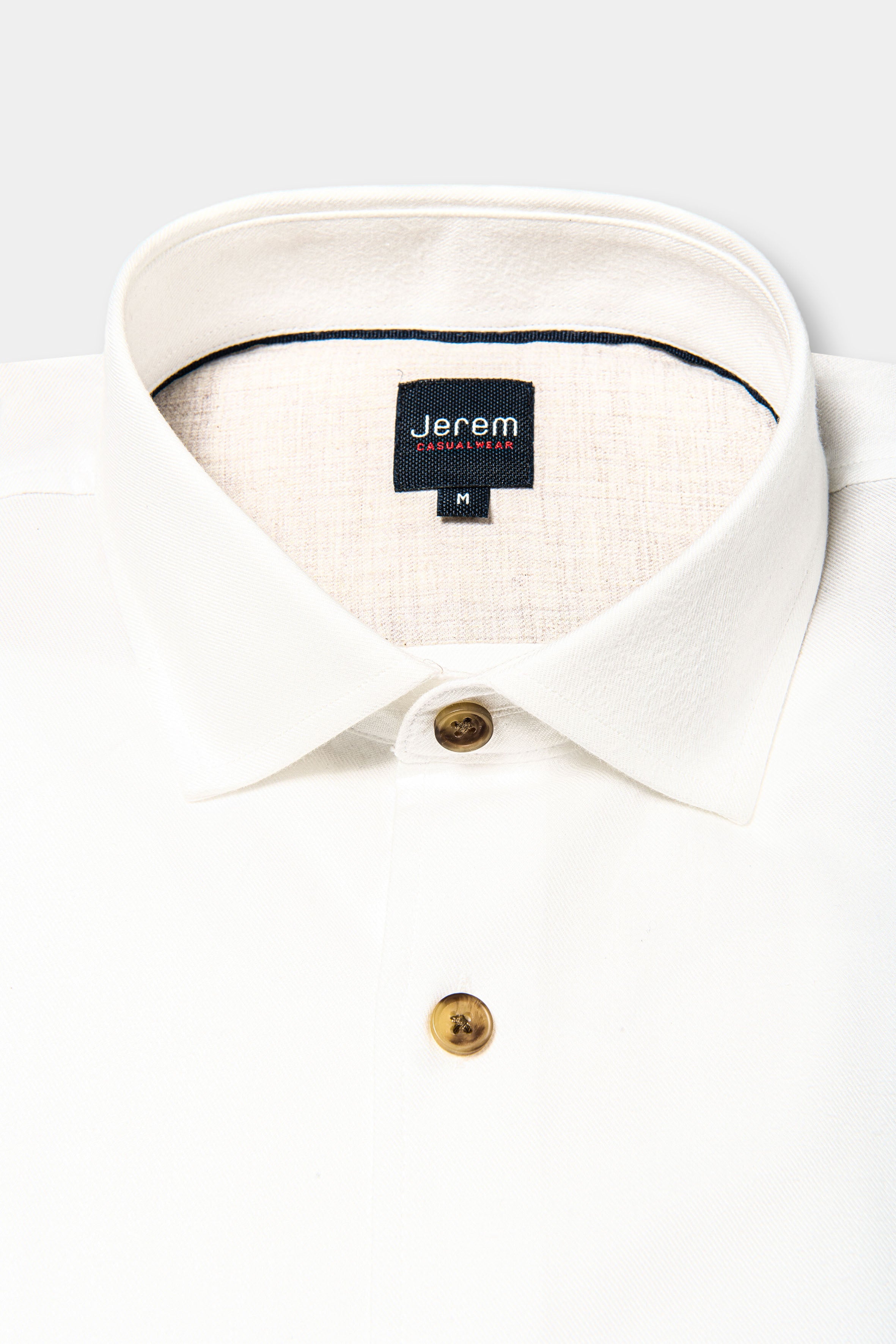 Chemise, twill de coton coupe confortable Jerem, coupe confortable, col classique