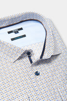 Chemise imprimée motifs géométriques ajustée Jerem, coupe ajustée