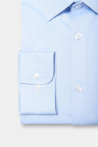 Pur coton sans repassage coupe droite — Chemise texturée Jerem, sans repassage, col classique