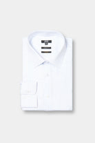 Chemise texturée à rayures bleu ciel Sans Repassage Coupe droite Jerem, col classique, coupe droite, sans repassage