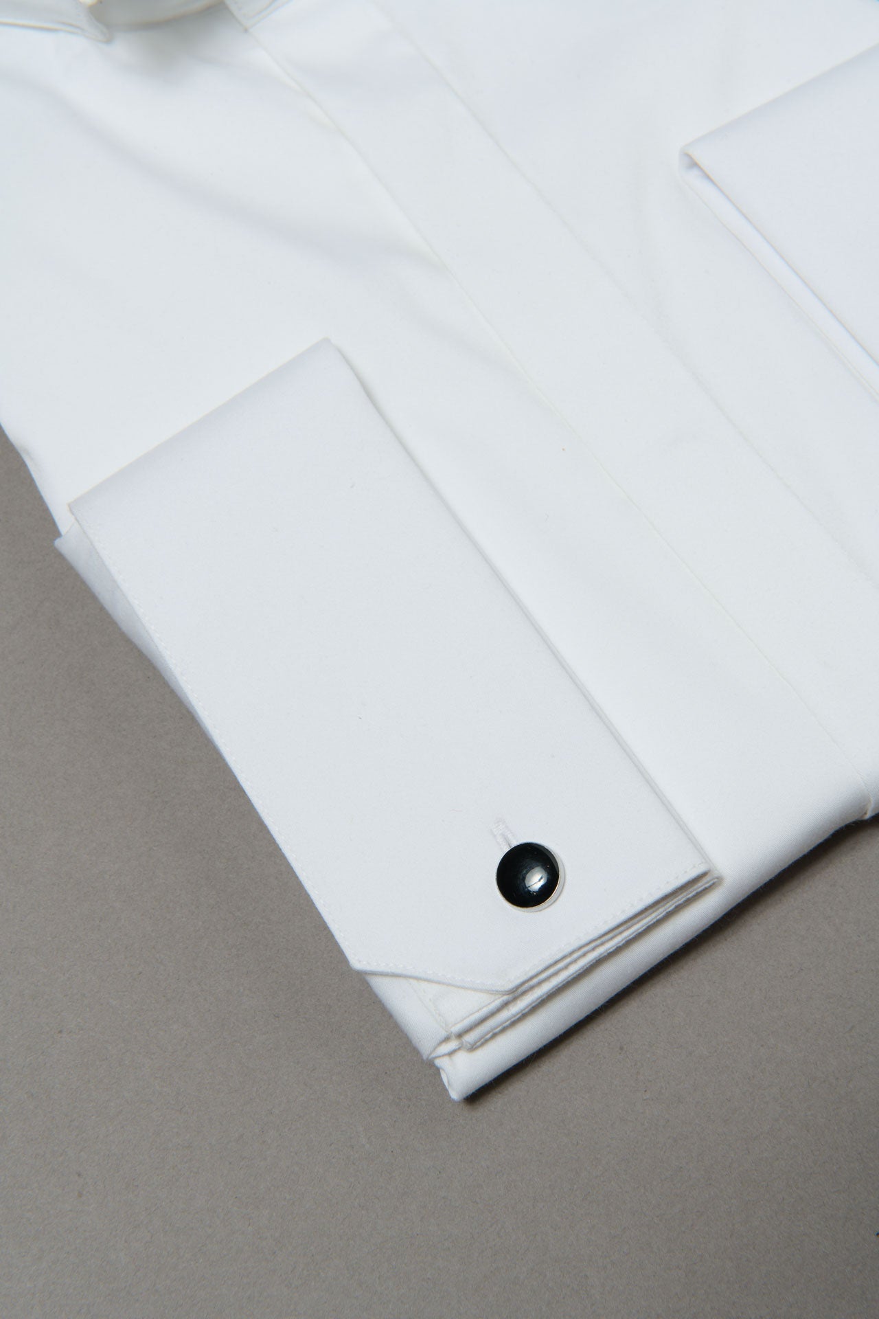 Satin stretch col cassé coupe ajustée — Chemise cérémonie Jerem, coupe ajustée